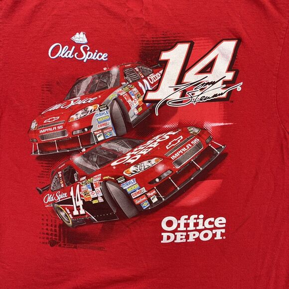 Tony Stewart Nascar Winners Circle Mens Large L Red Racing Graphic Tee READ - Picture 6 of 9